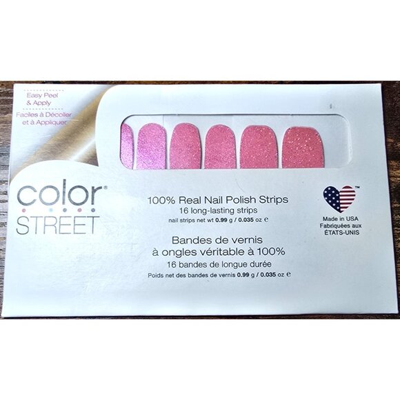 Color Street Lot of 2 Nail Polish Strips Pink Paradise Smoke & Mirrors Retired - Picture 3 of 10